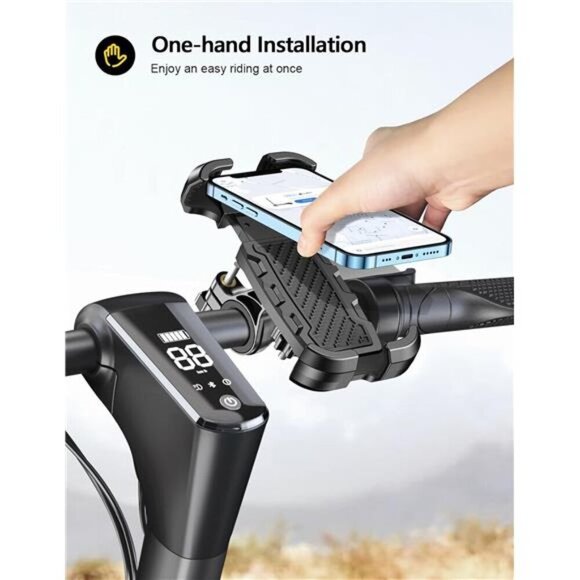 Motorcycle Phone Mount, Upgrade [Never Fall Off] [0 Shake] Bike Phone Mount - Picture 11 of 14